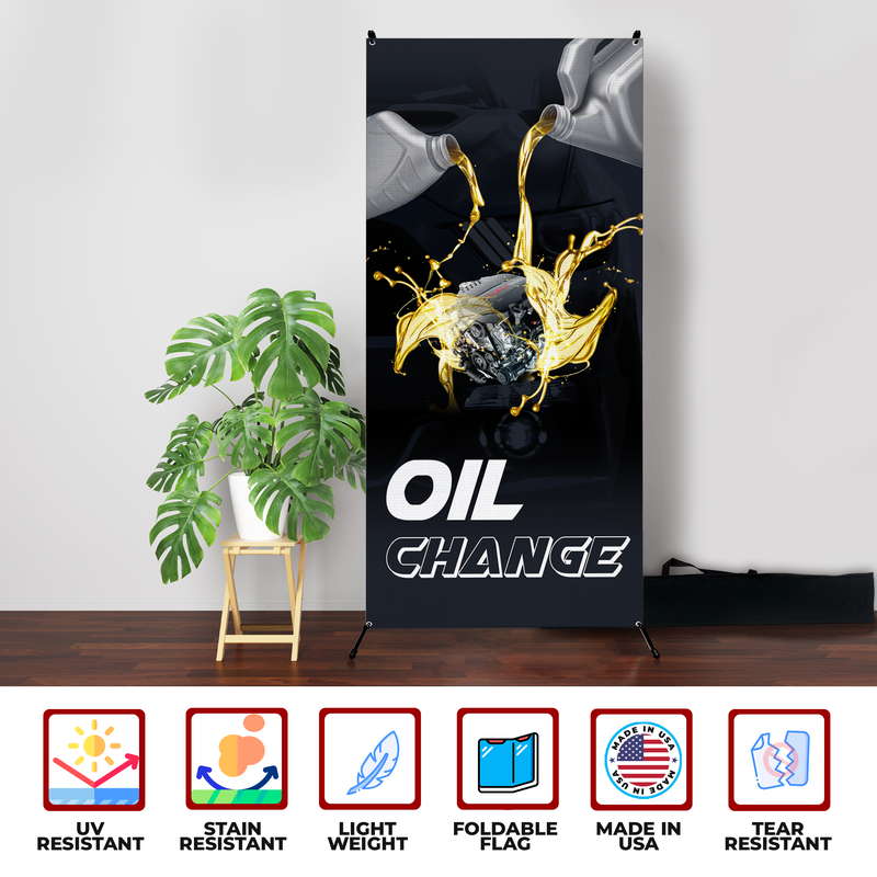 OIL CHANGE SERVICE X-BANNER