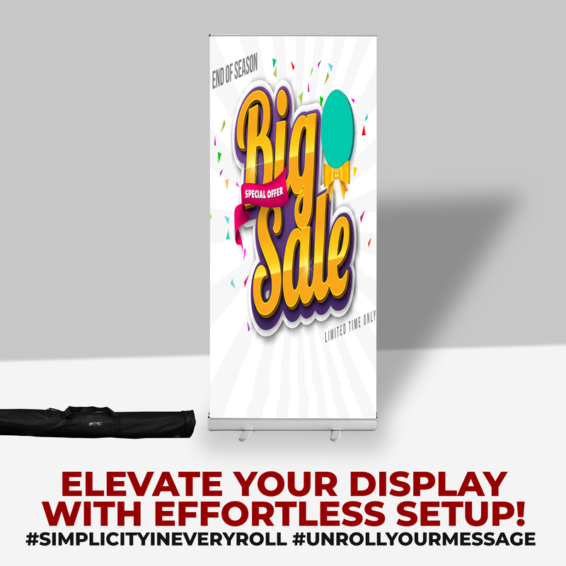 BIG SALE BANNER RETRACTABLE