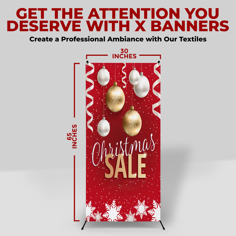 CHRISTMAS SALE X-BANNER