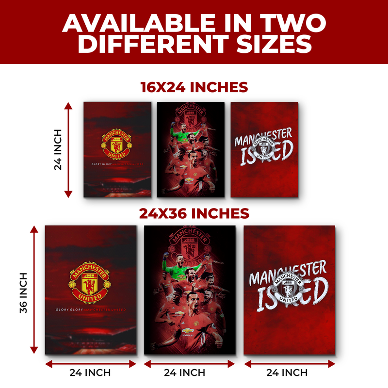 MANCHESTER UNITED FC WALL CANVAS