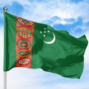 TURKMENISTA FLAG