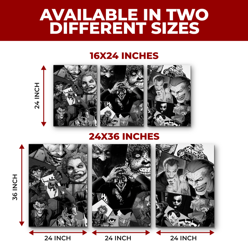 JOKER DOMINATES WALL CANVAS