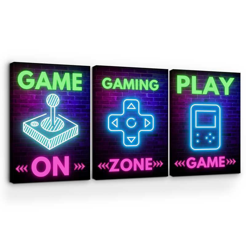GAME ON CANVAS DECOR