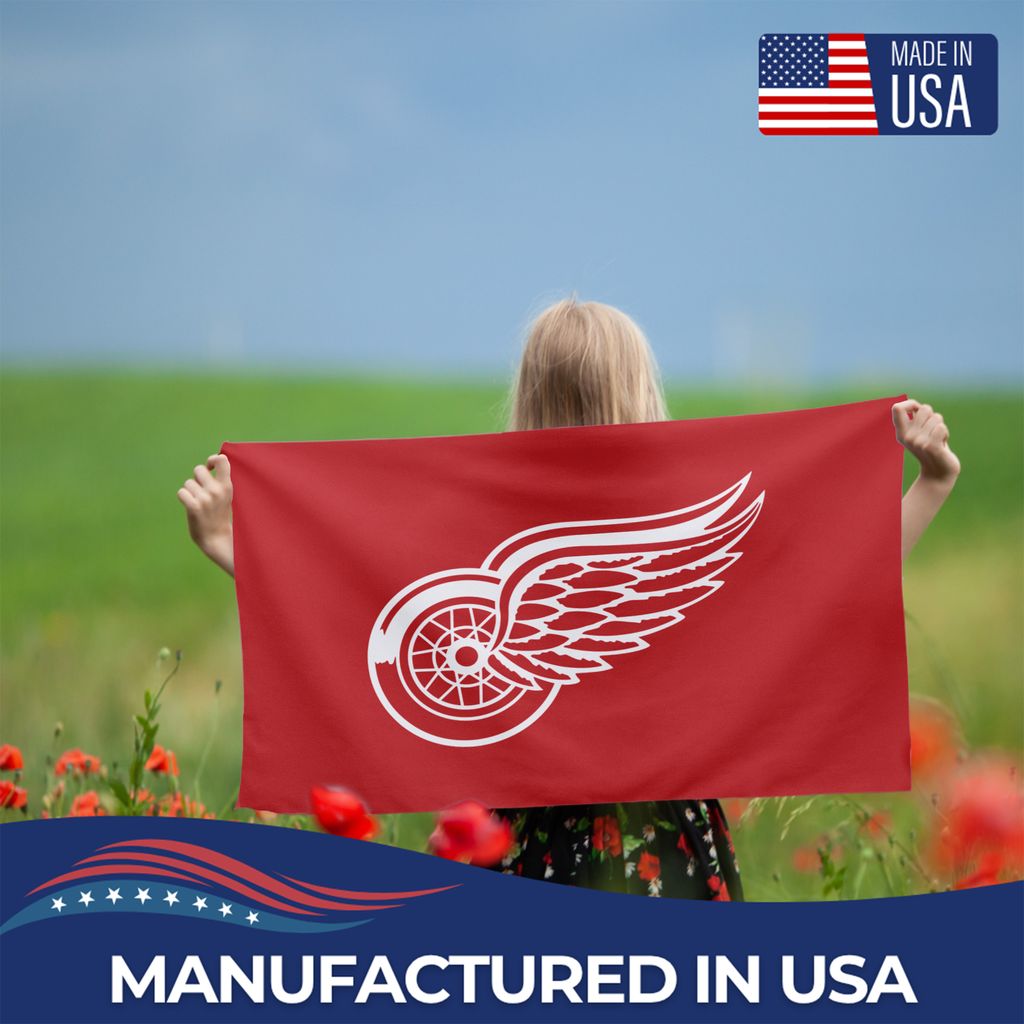 DETROIT RED WINGS FLAG