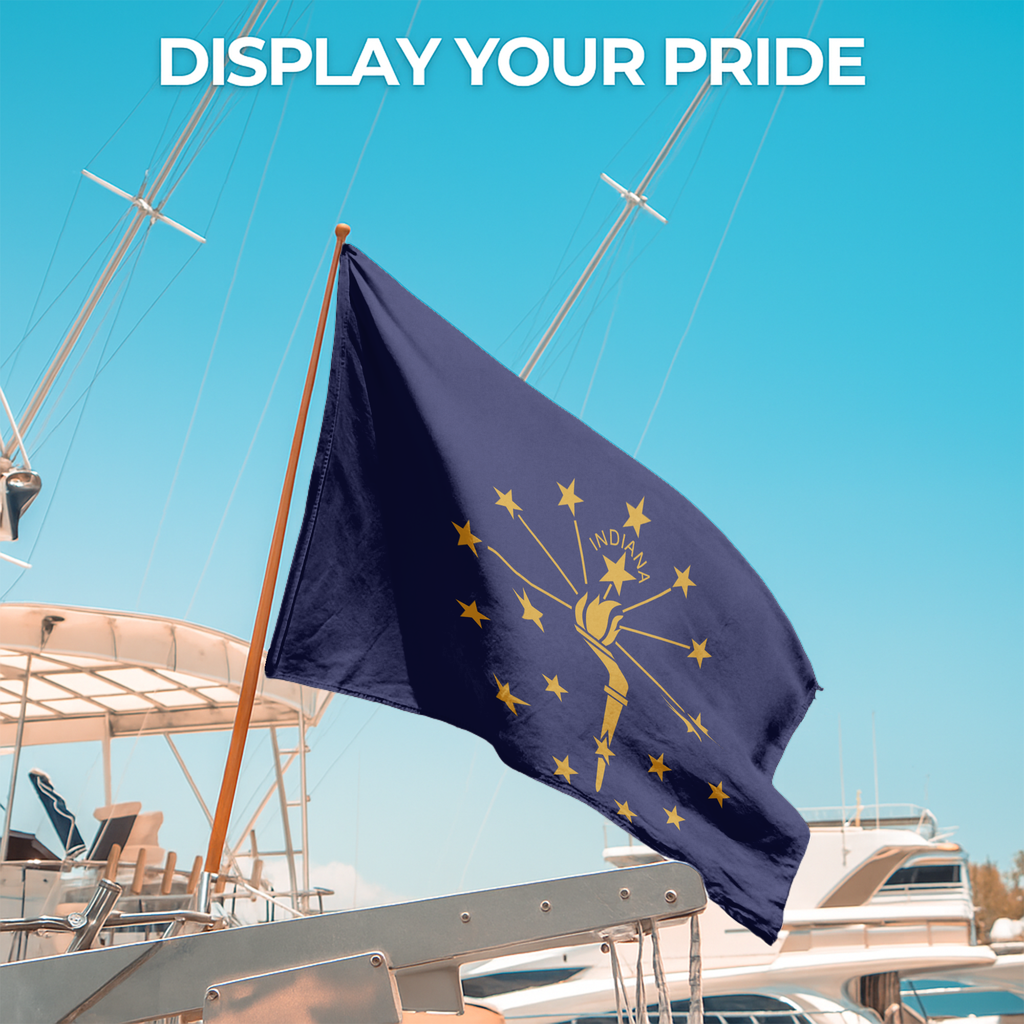 INDIANA STATE FLAG