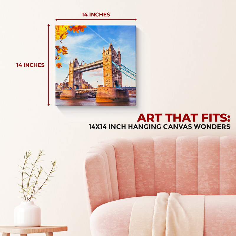 LONDON TOWER BRIDGE CANVAS DECOR