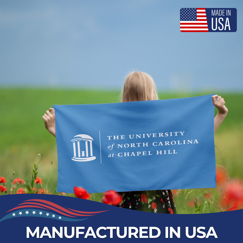 NORTH CAROLINA CHAPEL HILL UNIVERSITY FLAG