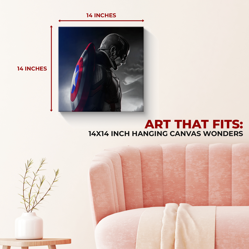 CAPTAIN AMERICA WALL CANVAS DECOR