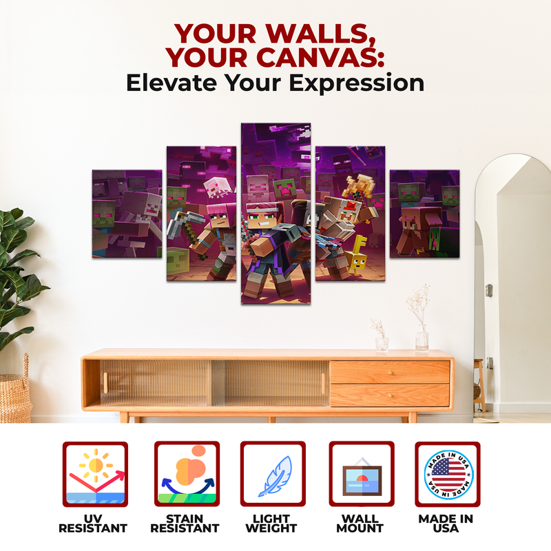MINECRAFT WALL CANVAS