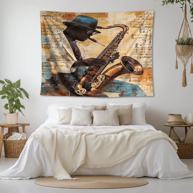 JAZZ & BLUES HERITAGE WALL TAPESTRY
