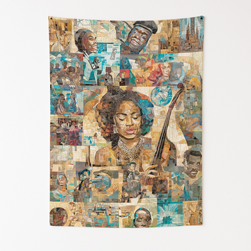 HBCU PRIDE CHRONICLES WALL TAPESTRY