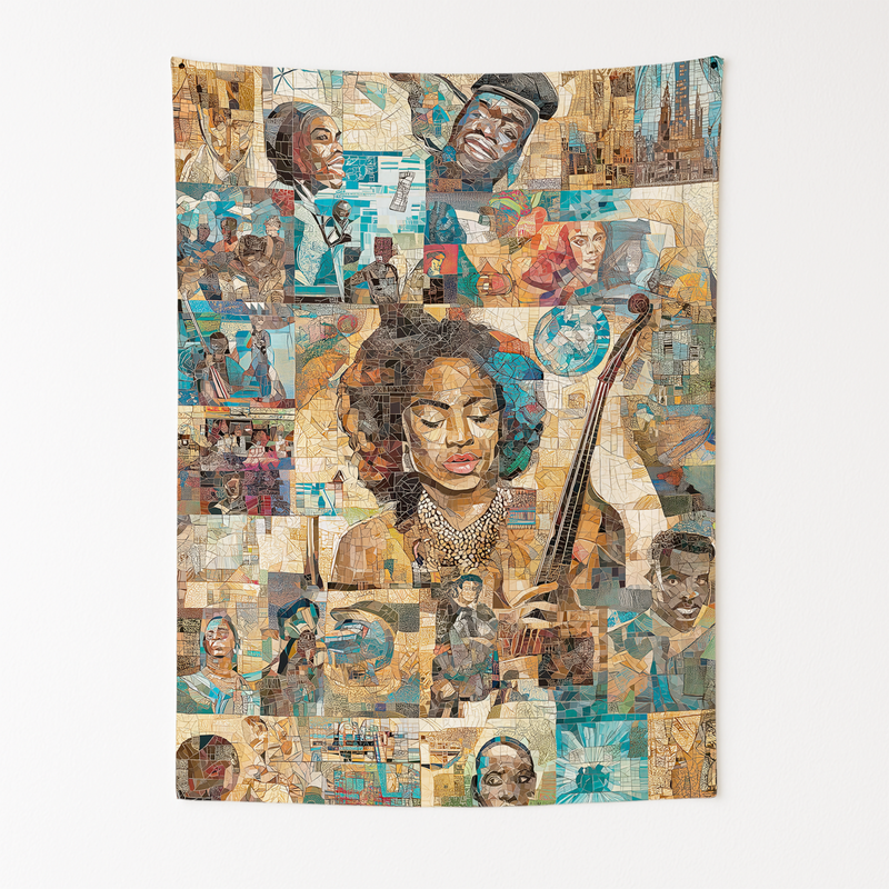 HBCU PRIDE CHRONICLES WALL TAPESTRY