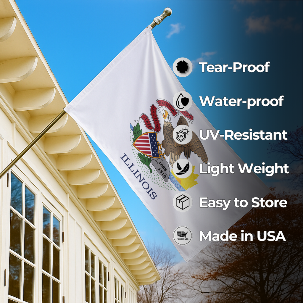 ILLINOIS STATE FLAG