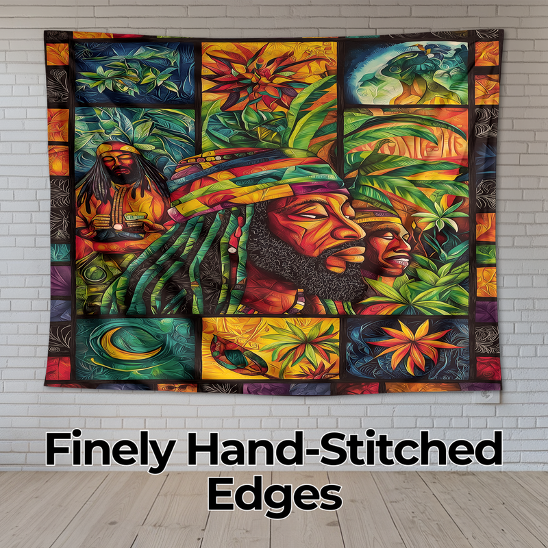 RASTA CULTURE REVOLUTION WALL TAPESTRY