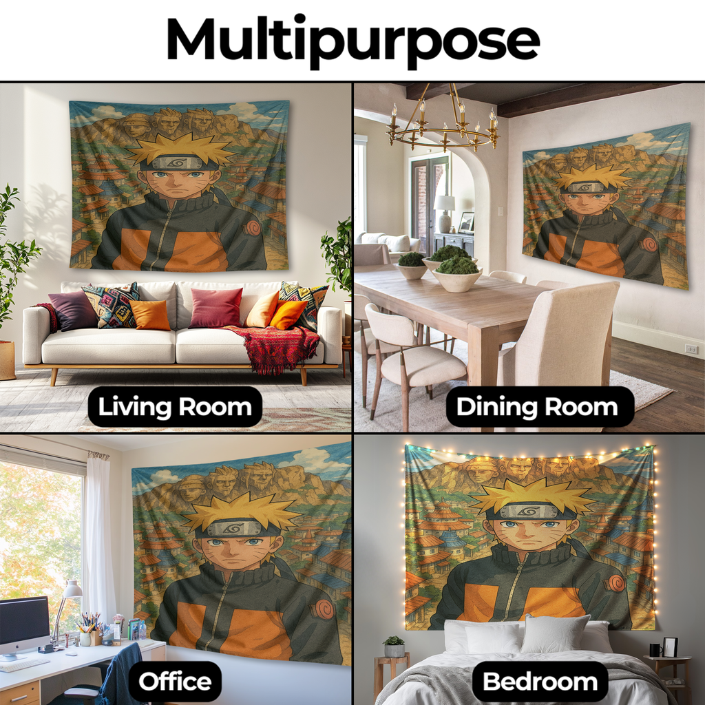 NARUTO'S NINJA LEGACY WALL TAPESTRY