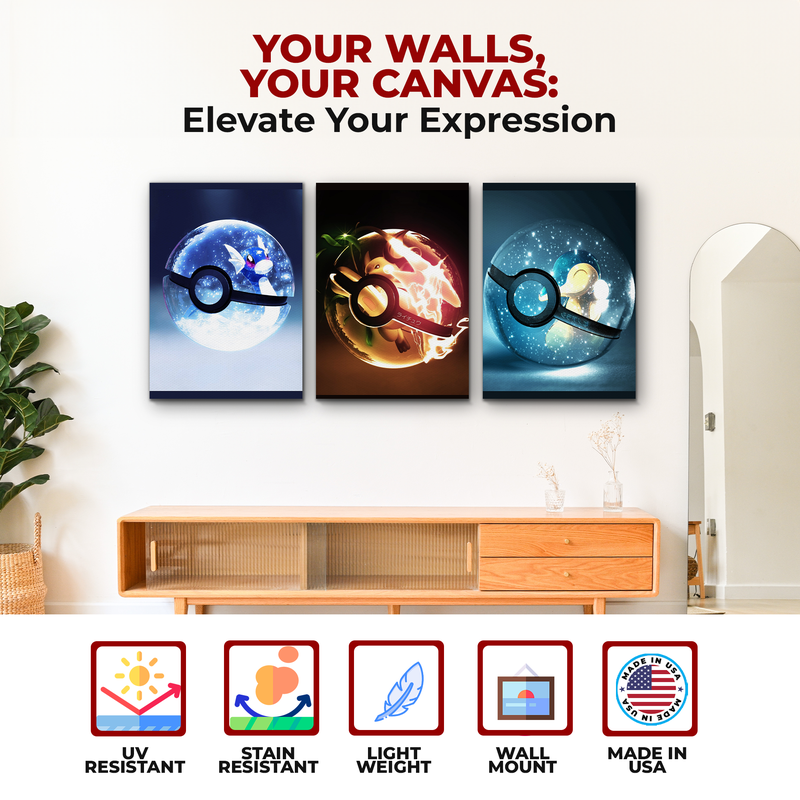 POKEMON GO CANVAS DECOR