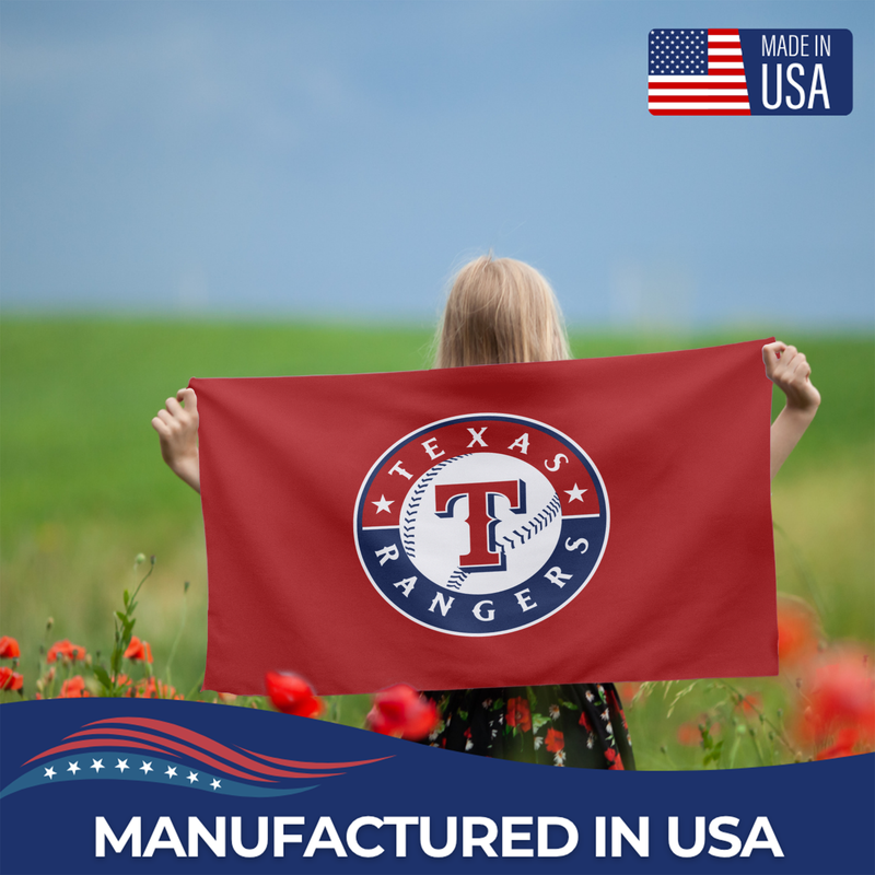TEXAS RANGERS FLAG