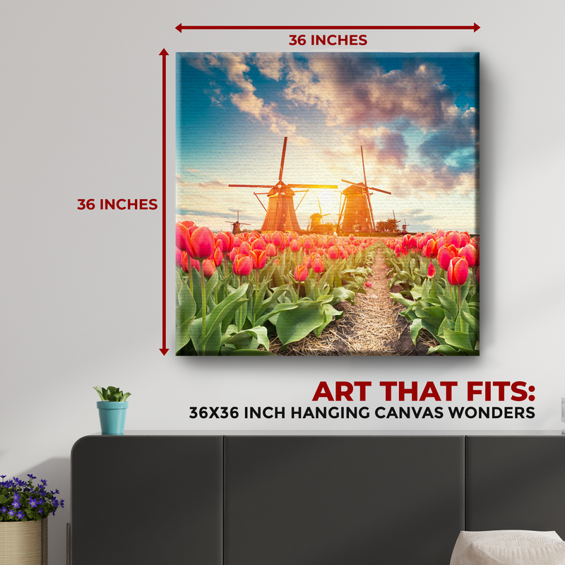 TULIP FIELD CANVAS