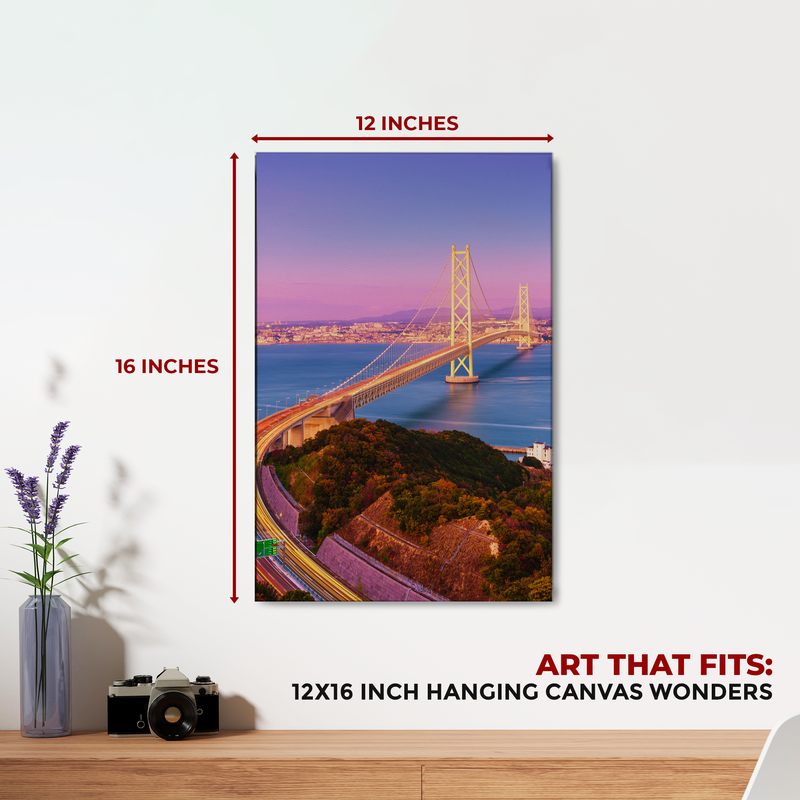 AKASHI-KAIKYO BRIDGE JAPAN CANVAS DECOR