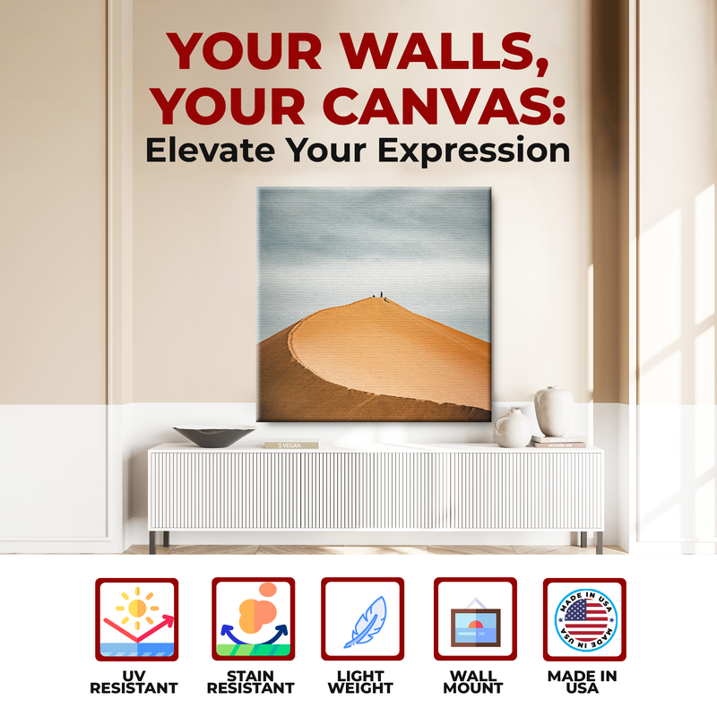SAND DUNE WALL CANVAS DECOR