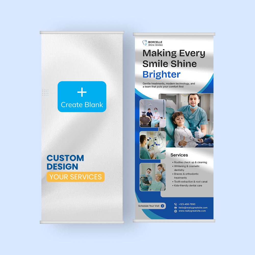 CUSTOM RETRACTABLE BANNER