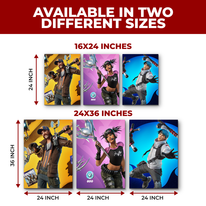 FORTNITE CANVAS DECOR