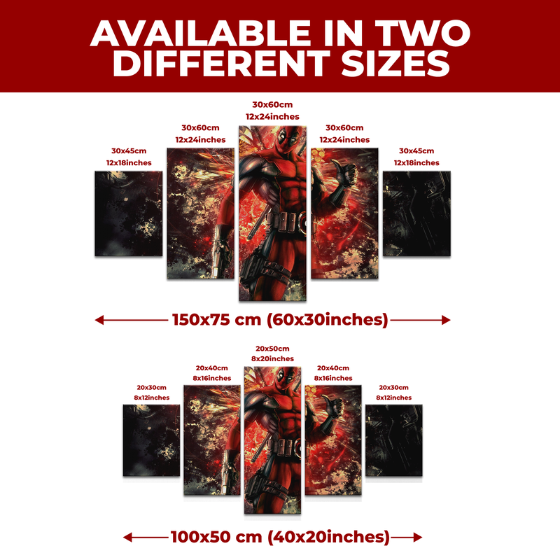 DEADPOOL WALL CANVAS