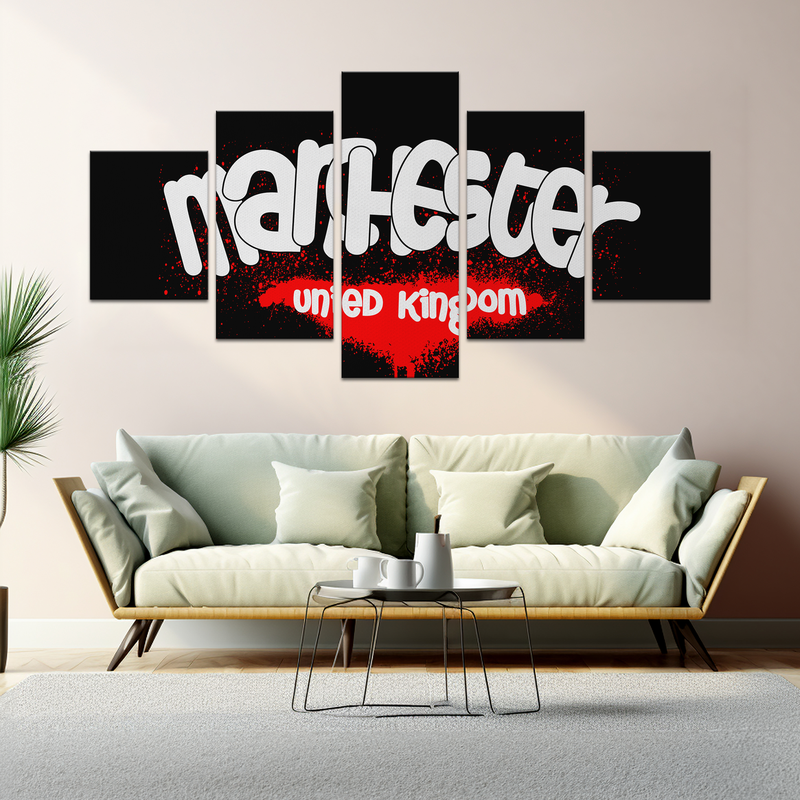 MANCHESTER UNITED KINGDOM URBAN STYLE DECOR CANVAS