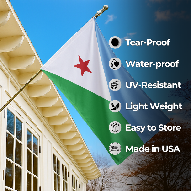 DJIBOUTI FLAG