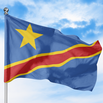 DEMOCRATIC REPUBLIC OF THE CONGO FLAG