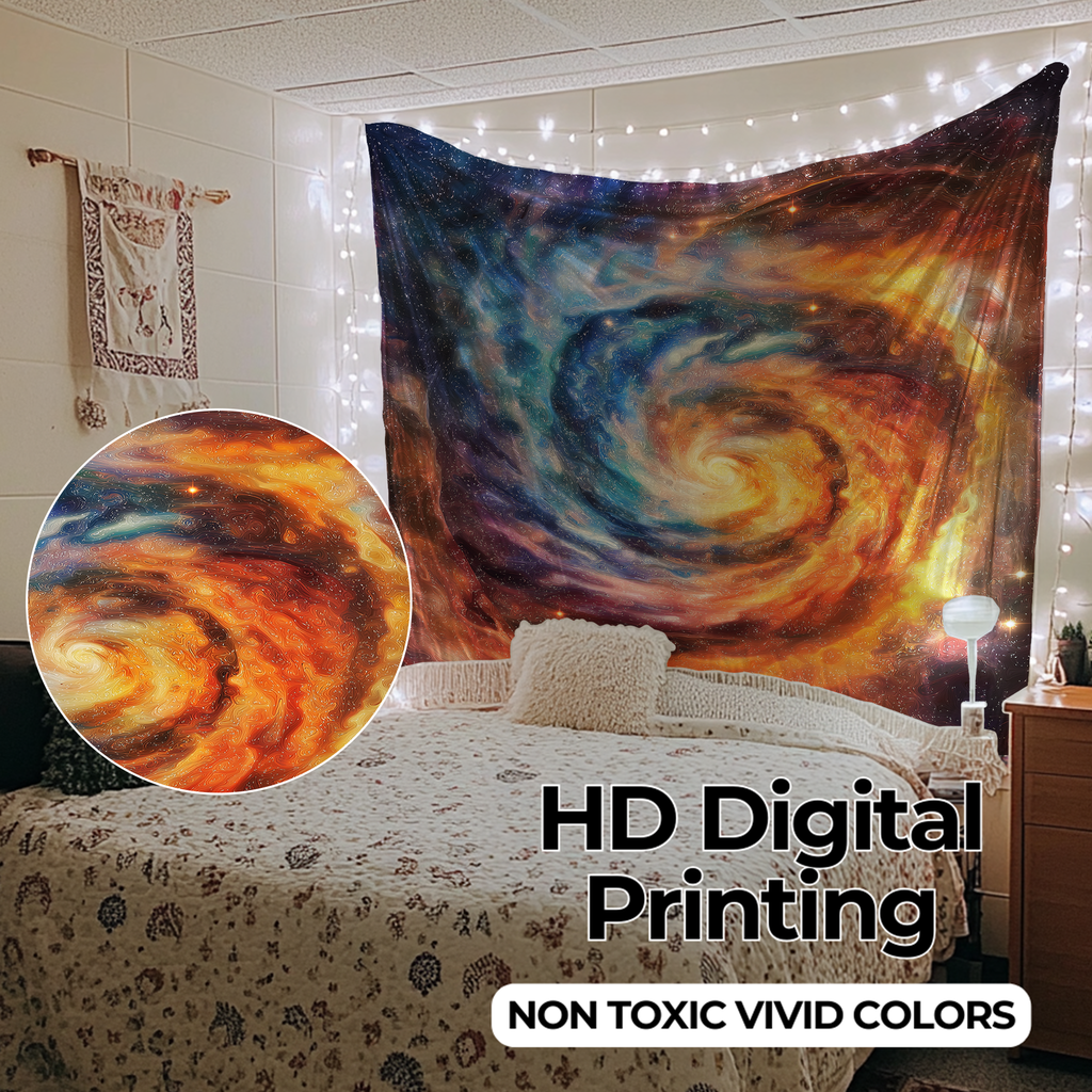 GALAXY SWIRL WALL TAPESTRY