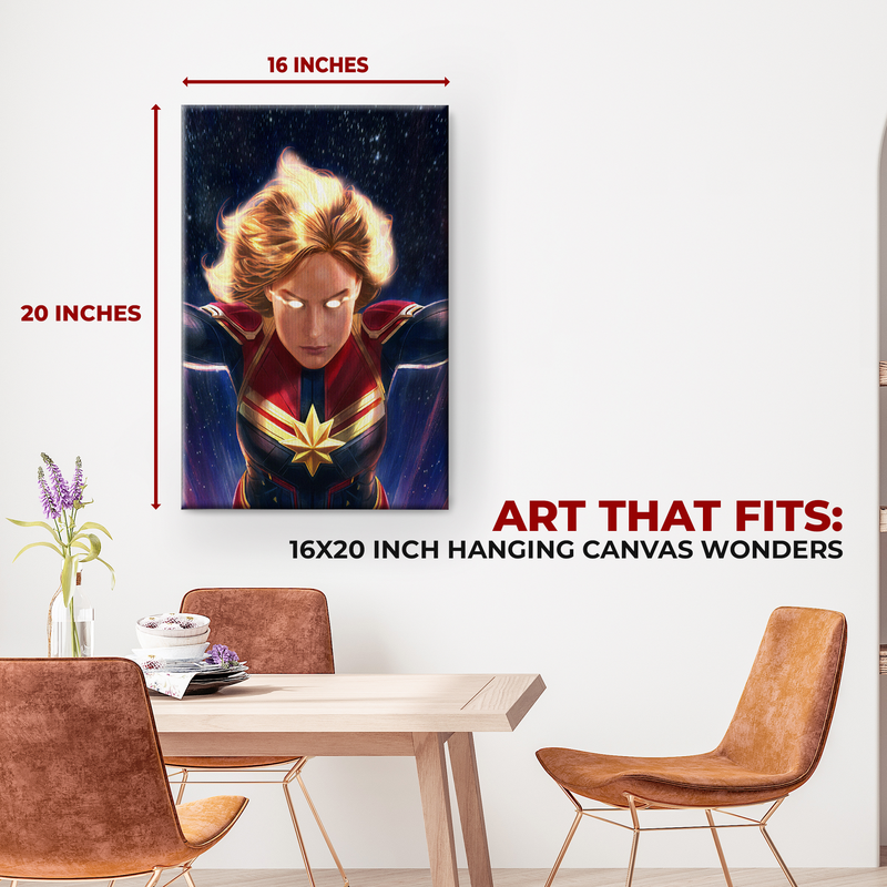 CAPTAIN MARVEL WALL CANVAS DECOR