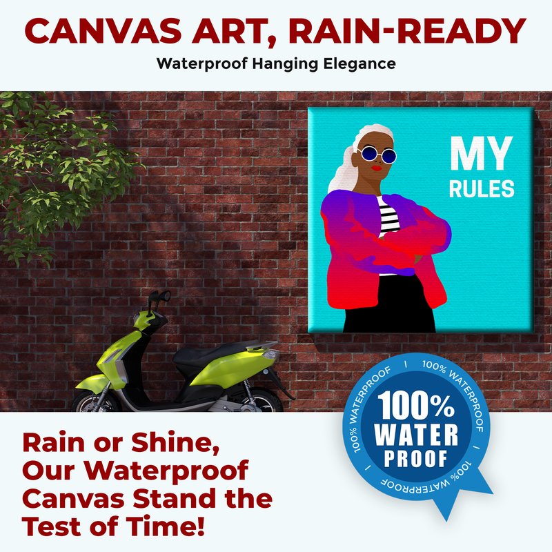 MY RULES DECOR CANVAS