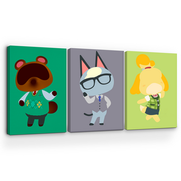 ANIMAL CROSSING CANVAS DECOR
