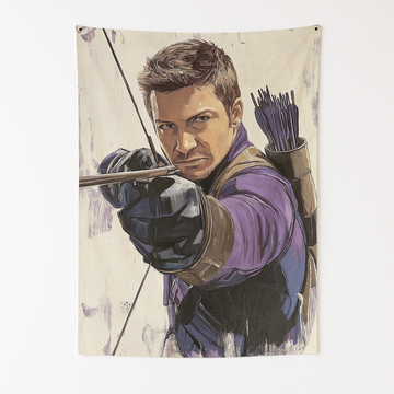 HAWKEYE'S PRECISION STRIKE WALL TAPESTRY