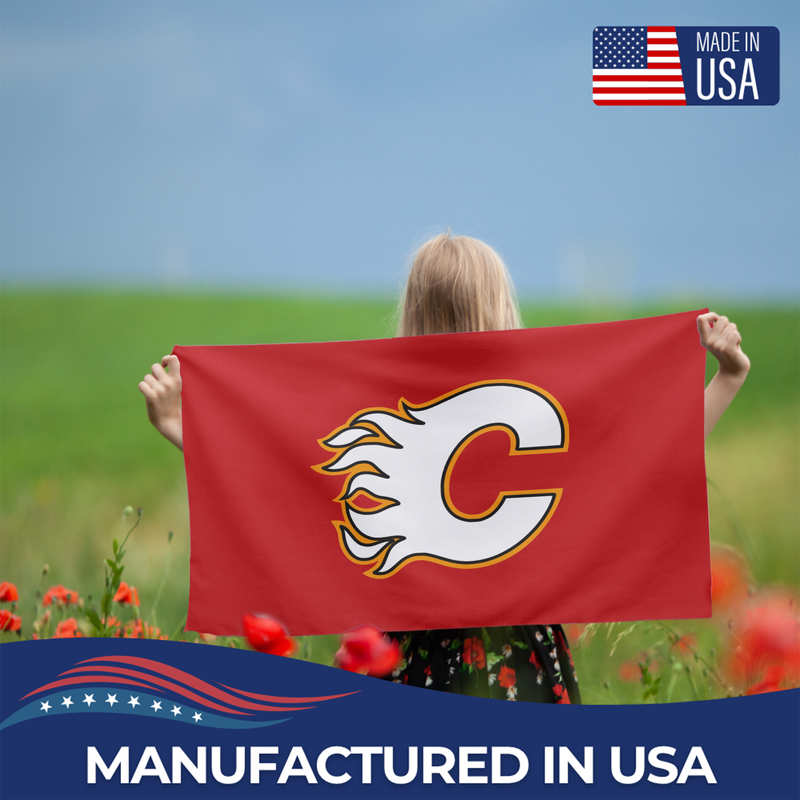 CALGARY FLAMES FLAG