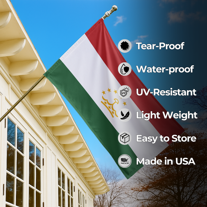 TAJIKISTAN FLAG