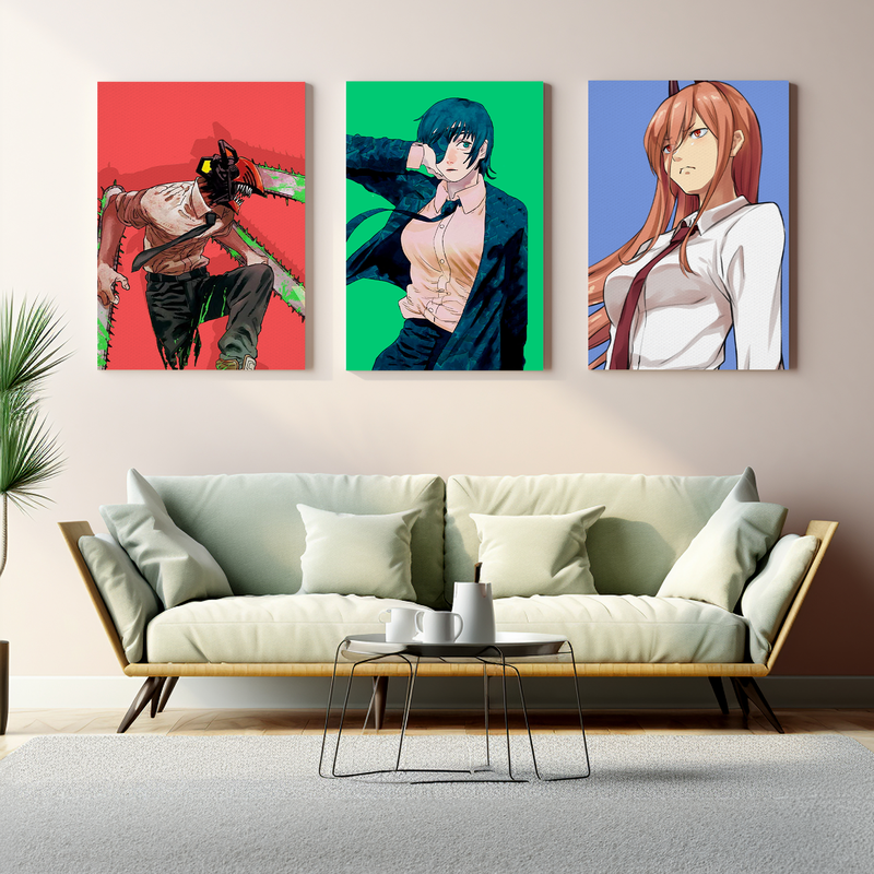 CHAINSAW MAN WALL CANVAS