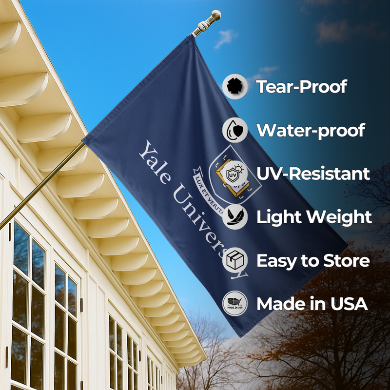 YALE UNIVERSITY FLAG