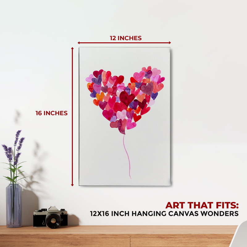 LOVE & HEARTS CANVAS DECOR