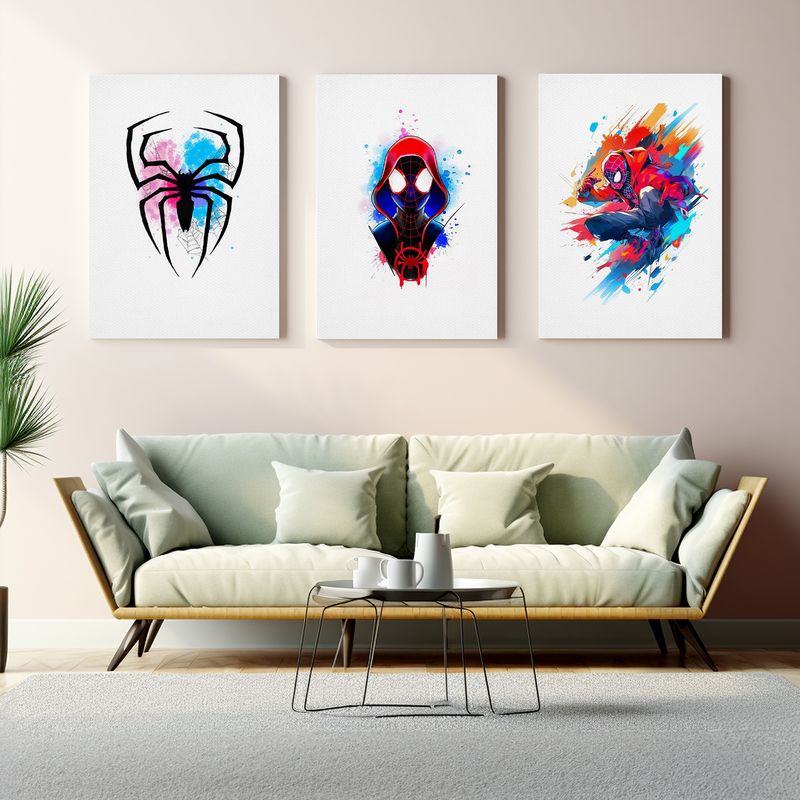 SPIDERMAN WALL ART CANVAS DECOR