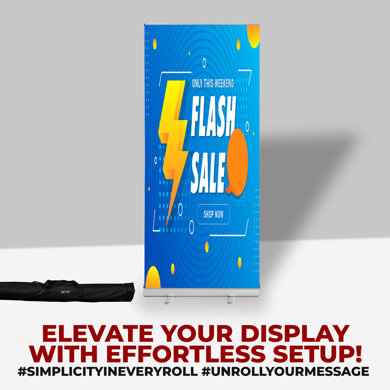 FLASH SALE BANNER RETRACTABLE
