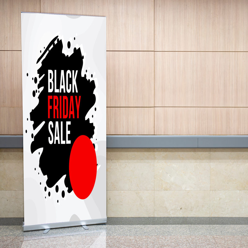 BLACK FRIDAY SALE BANNER RETRACTABLE