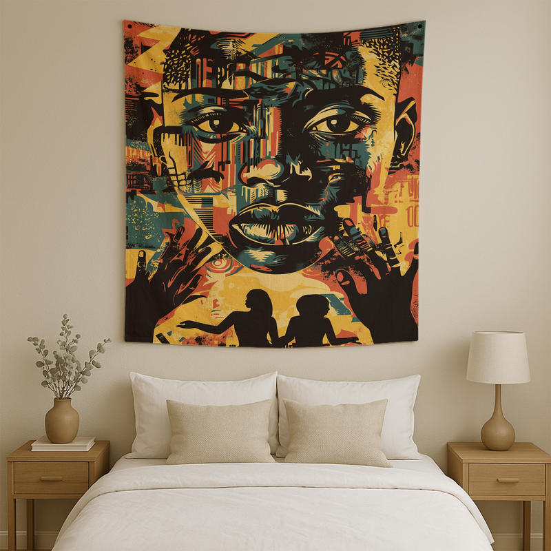 BLACK LIVES MATTER TRIBU WALL TAPESTRY