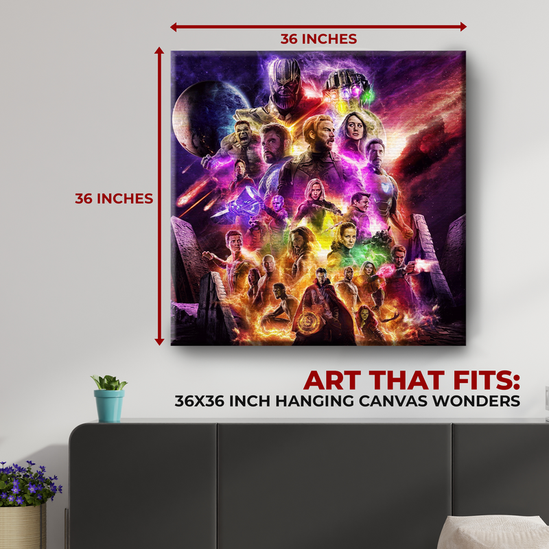 AVENGERS WALL CANVAS DECOR