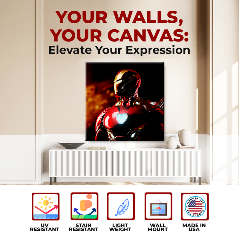 IRON MAN WALL CANVAS DECOR