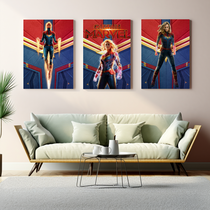 CAPTAIN MARVEL CANVAS DECOR