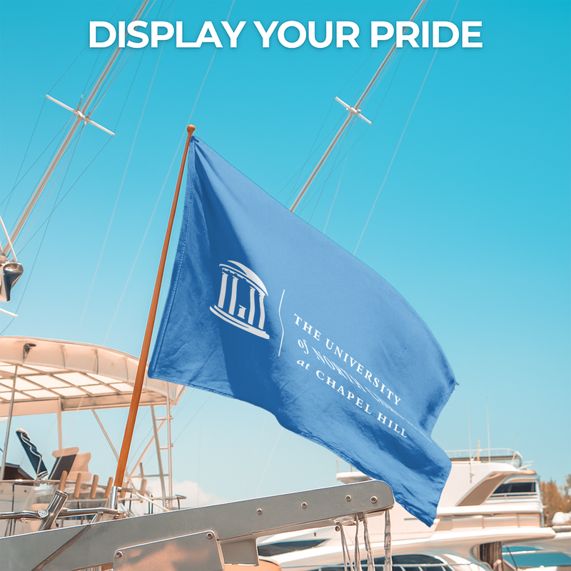NORTH CAROLINA CHAPEL HILL UNIVERSITY FLAG
