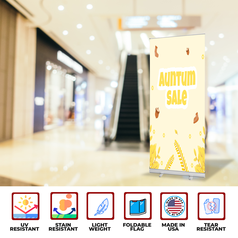 AUNTUM SALE BANNER RETRACTABLE