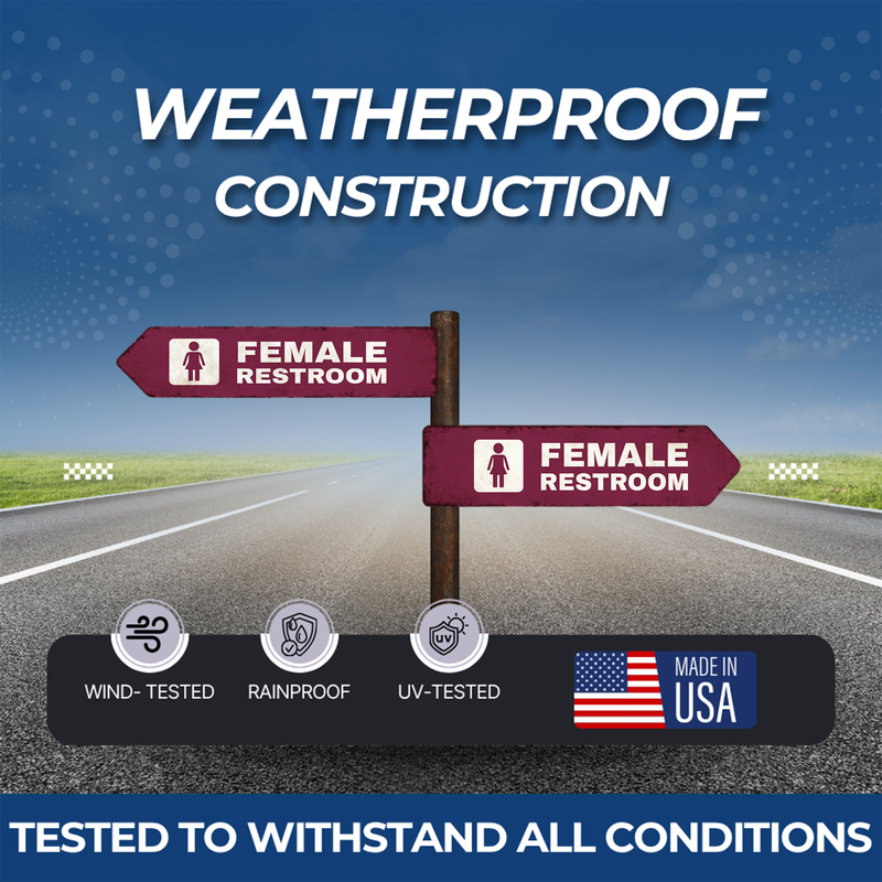 FEMALE RESTROOM SIGN